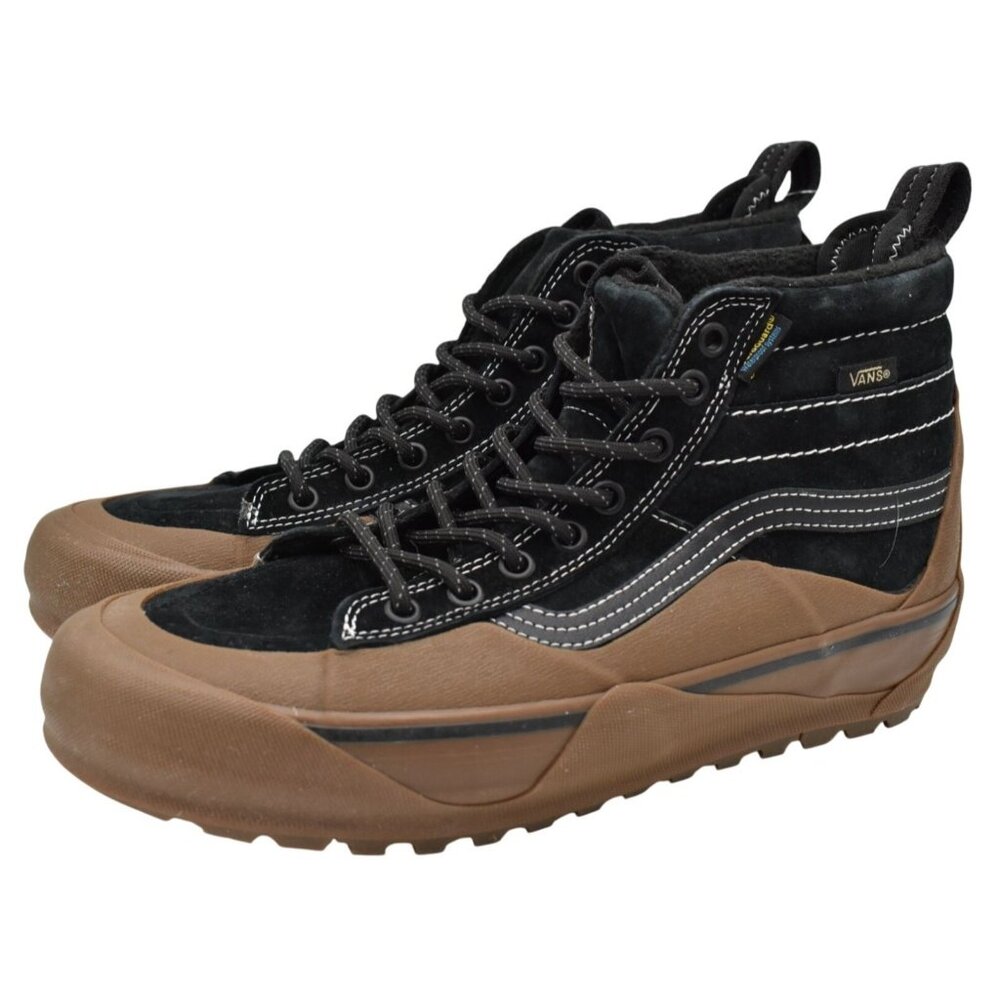 Vans Womens Size 9 Sk8-Hi Dip MTE-2 Black Gum Hydroguard Waterproof Mid Boots